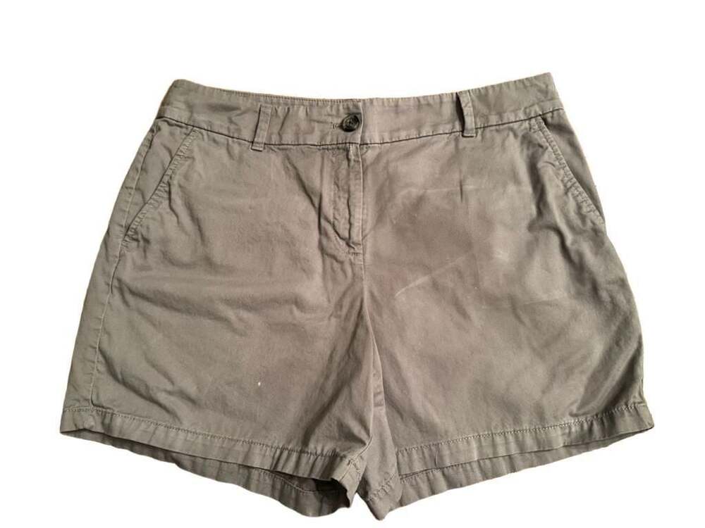 LOFT Curvy 6" Short Gray Casual Shorts b1314